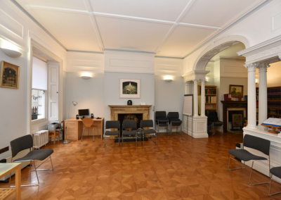 One of the building rooms that has been refurbished